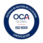 Marca de certificación ISO 9001 de OCA Global