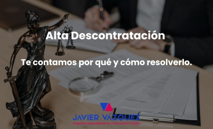 Alta Des-contratación Contratación Pública