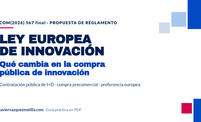 Compra pública de innovación en la Ley Europea de Innovación: guía práctica en PDF