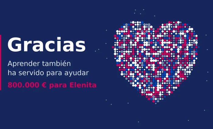 Corazón formado por muchos puntos pequeños: gracias a quienes han participado en nuestras formaciones